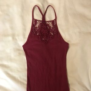 Hollister high-neck lace top